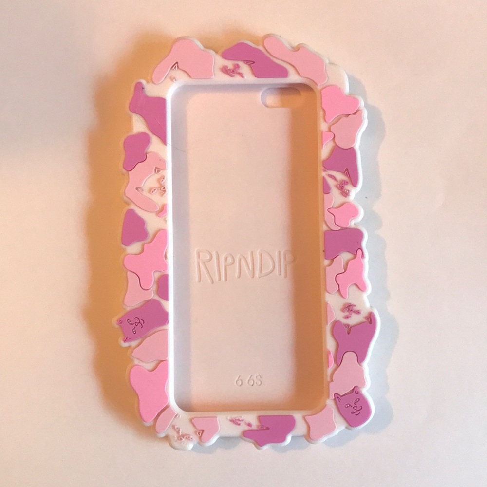 RIPNDIP pink camo phone case